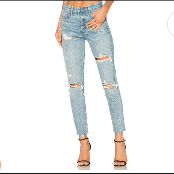 GRLFRND Karolina high rise skinny ripped Jeans - Picture 3 of 8